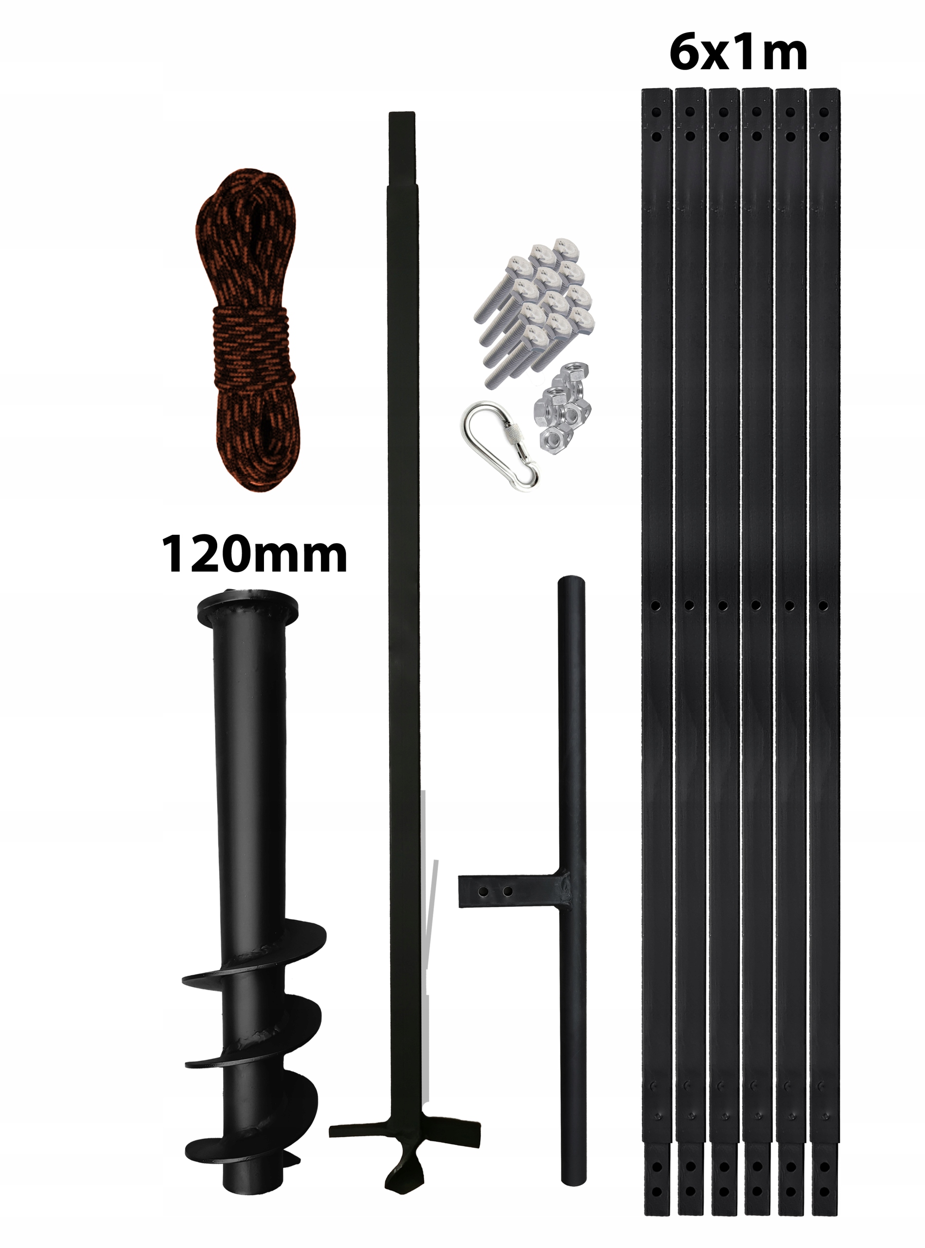 Wiertnica ręczna do studni 120mm 7m