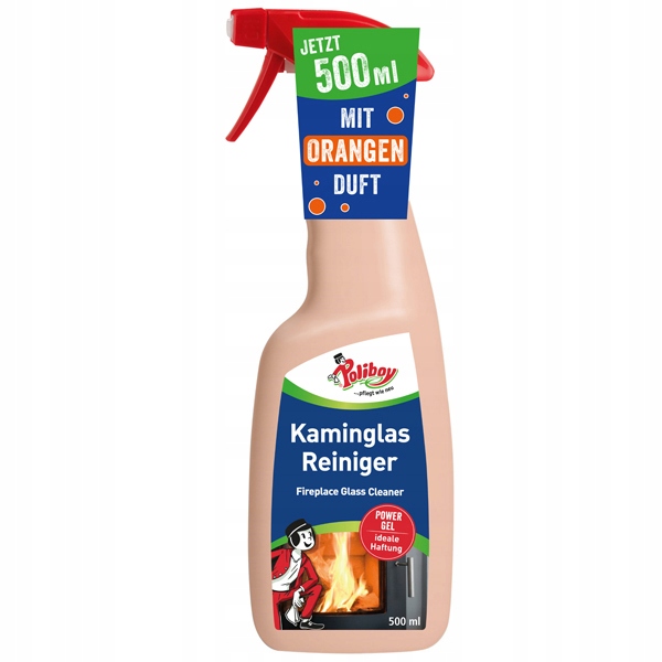 3X Sprej na krbová skla, mikrovlnné trouby a trouby Poliboy 500 ml