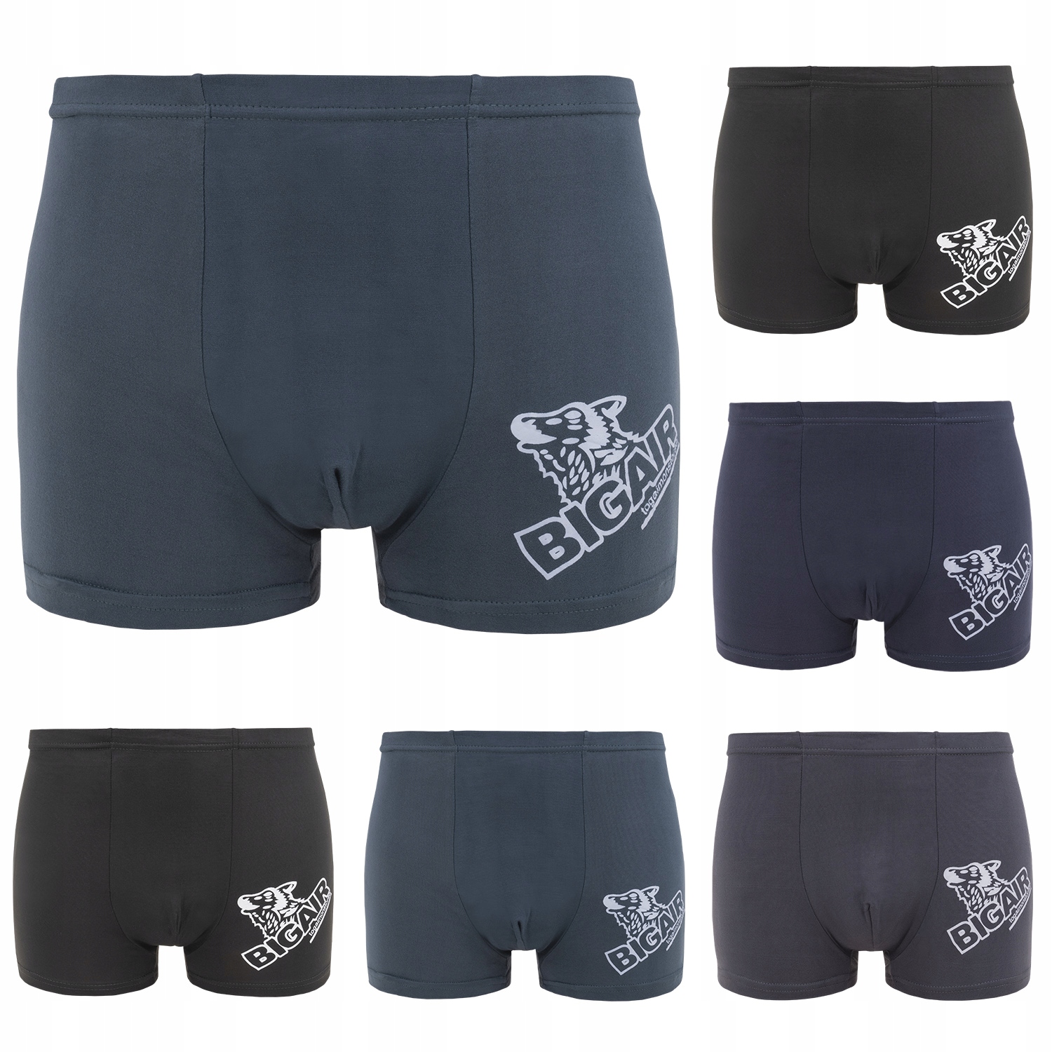 

6x Bokserki Męskie Bambusowe Antybakteryjne XXL