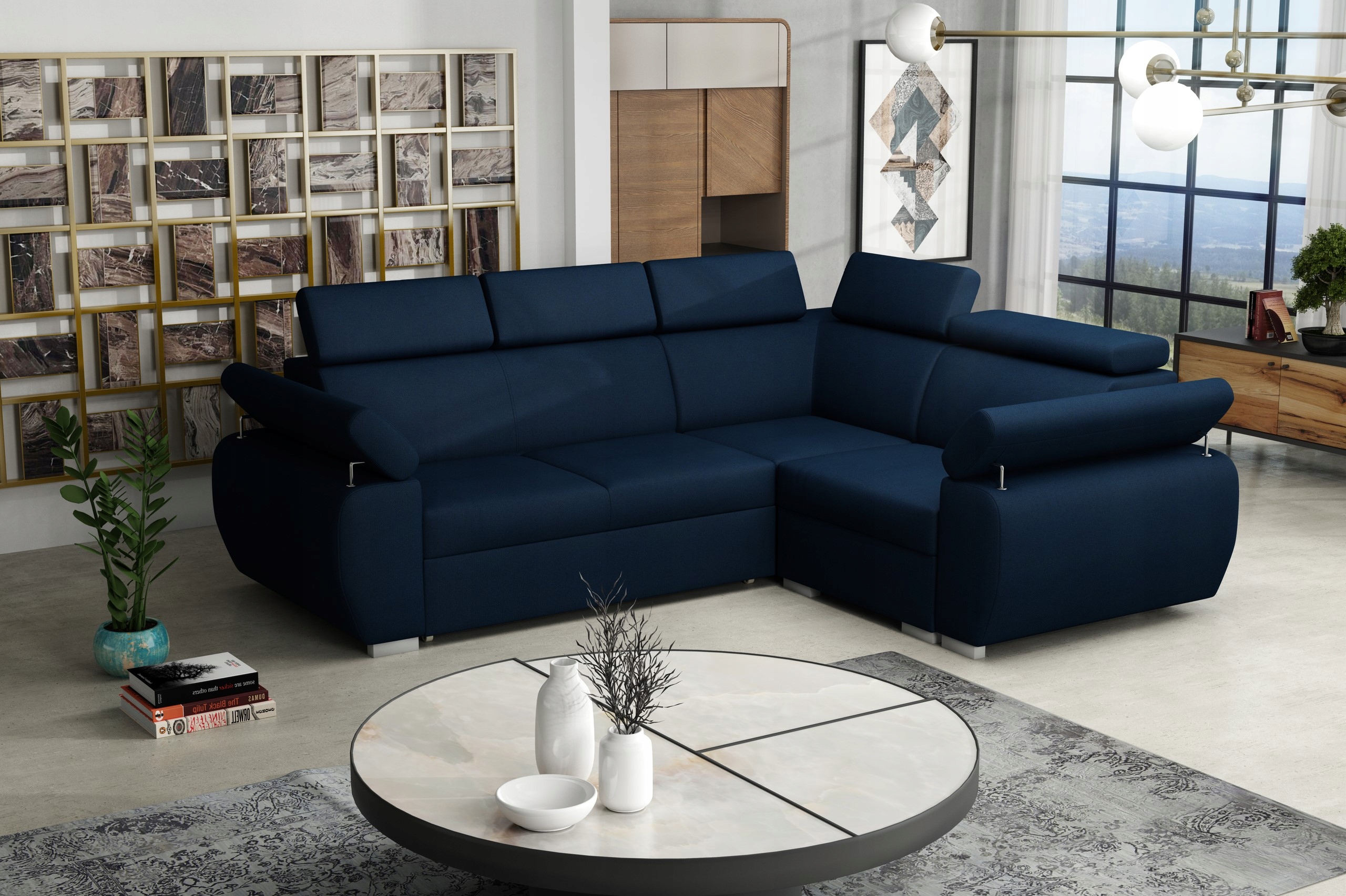 Narożnik PORTLAND V wolnostojący modułowy spanie Marka Solo Meble