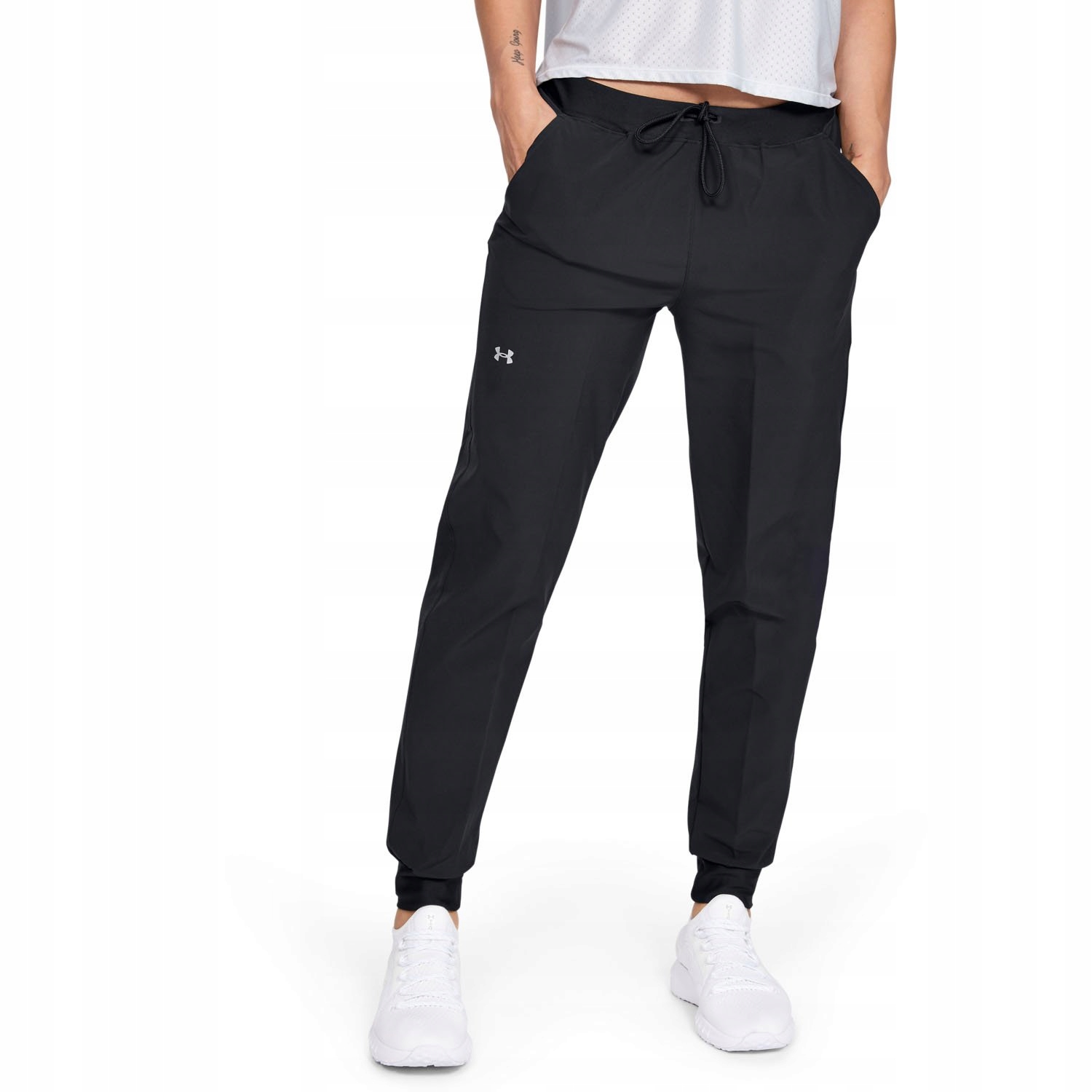Damskie Spodnie Dresowe Under Armour Woven Pant Xs