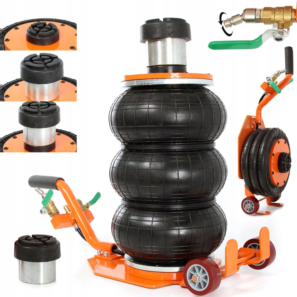 Pneumatický Vankúšový Zdvihák 3,5t s nadstavcom, krátky vankúš