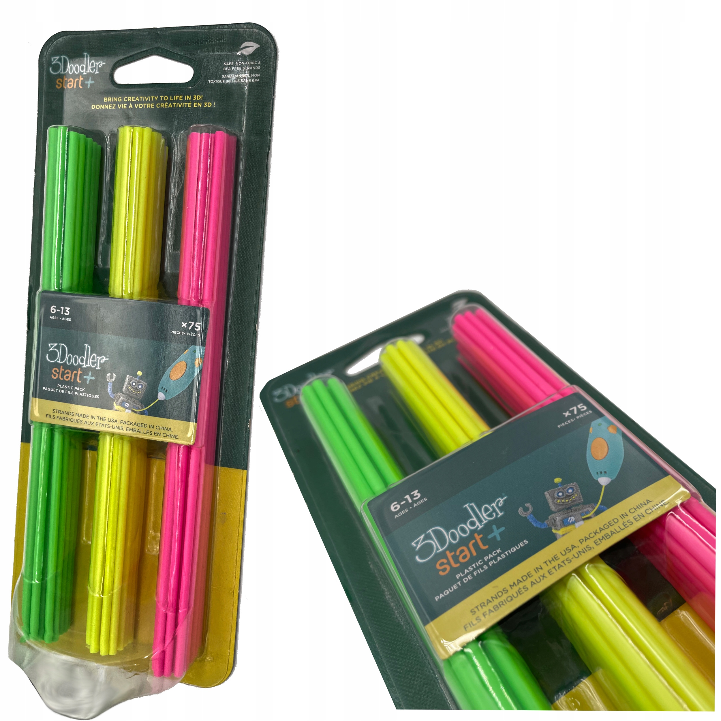 Filament wymienny do długopisu 3Doodler Start 2,5mm Wkład zamienny 75 sztuk