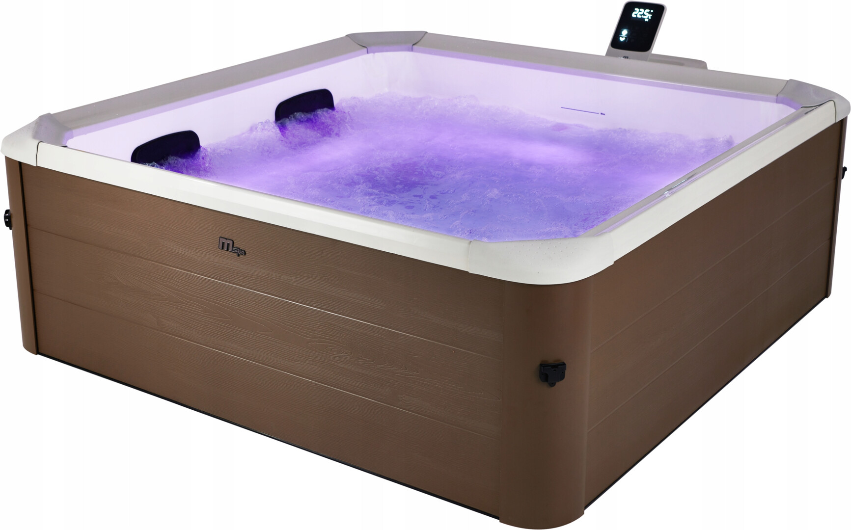 Duże Panelowe Ogrodowe Spa Hydromasaż MSpa Amber Aero Plus 180x180 New 2026