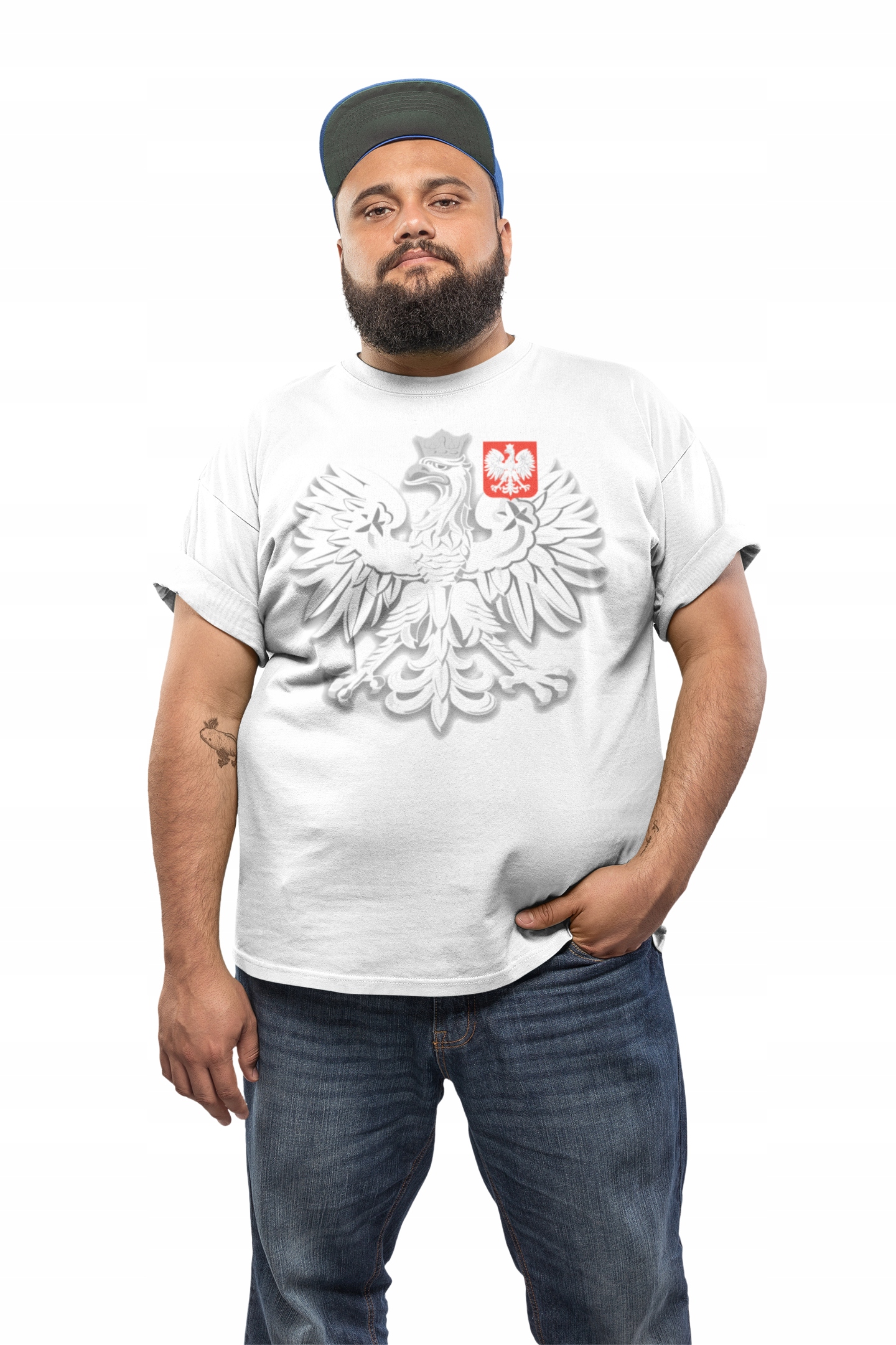 MĘSKA KOSZULKA REPREZENTACJI POLSKI T SHIRT POLSKA Linia regular