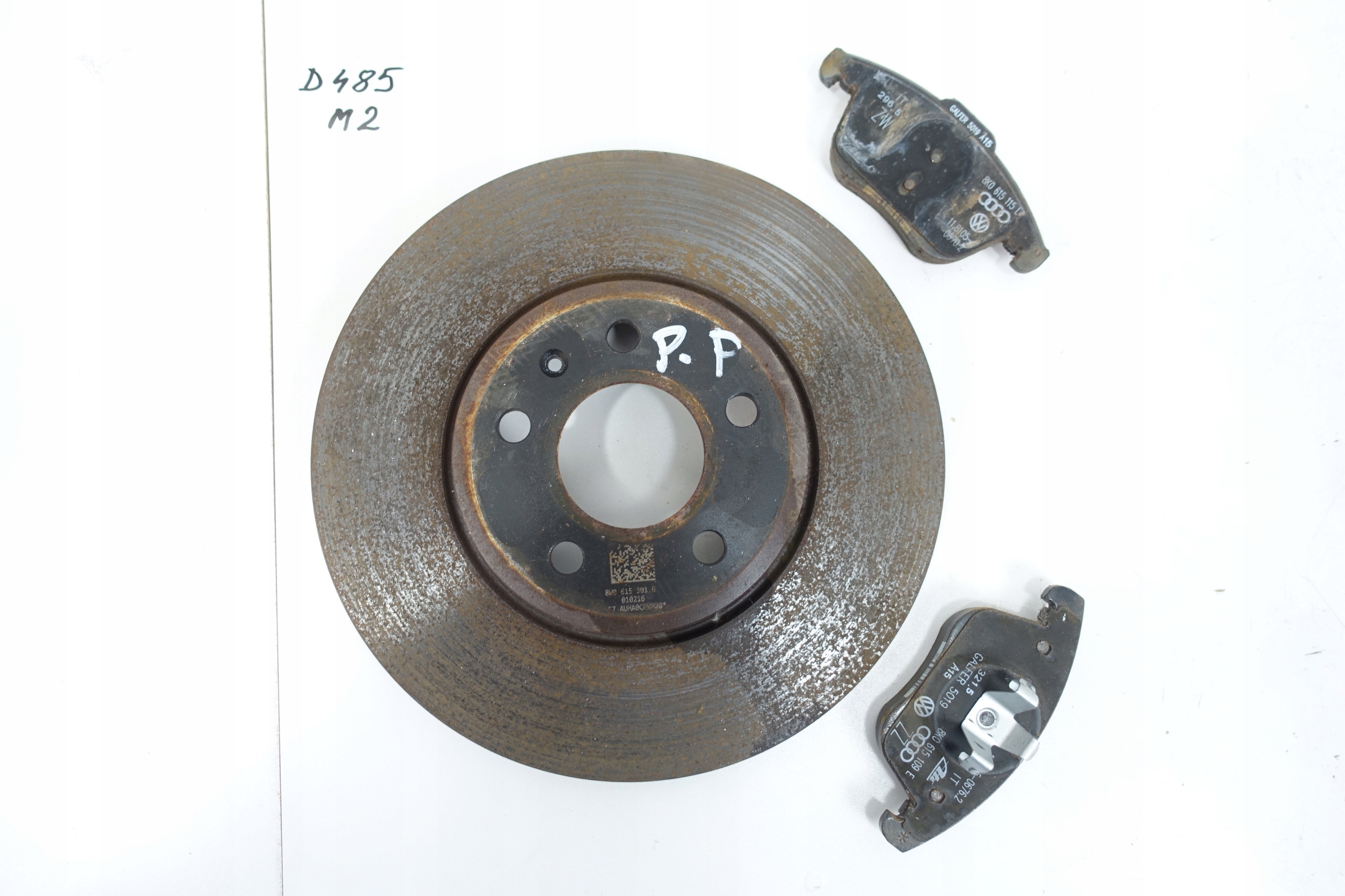 discs plates front AUDI A5 LIFT 16KM