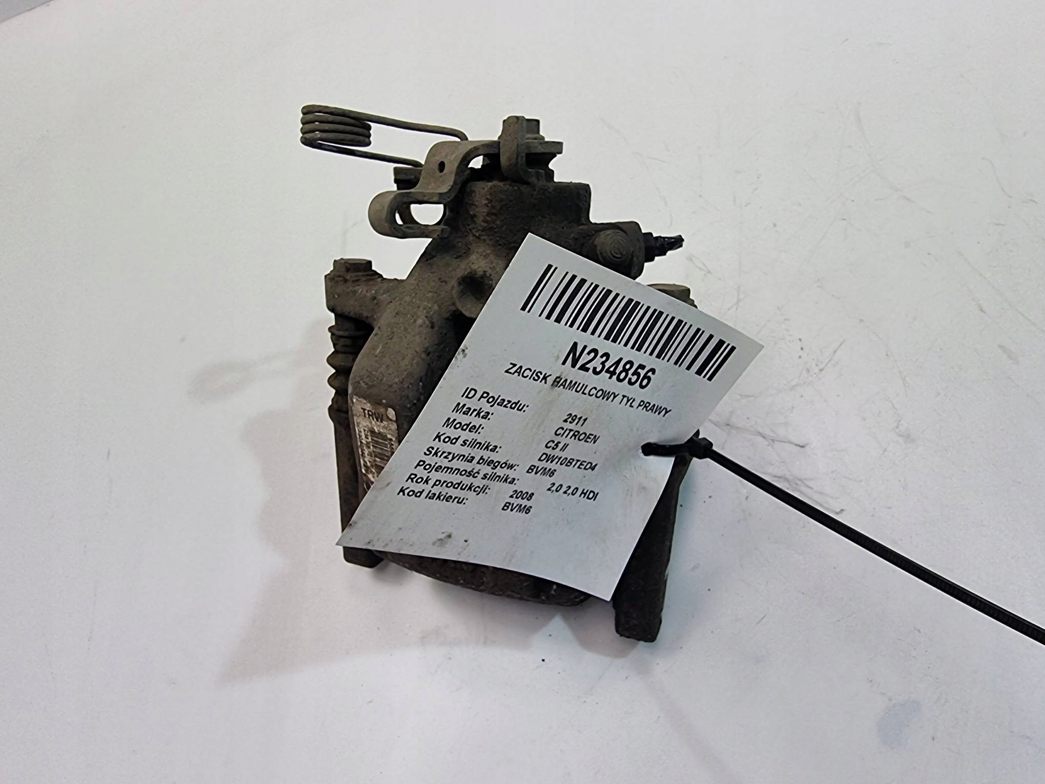 caliper brake rear part right CITROEN C5 II