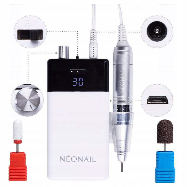 Neonail Frezarka Bezprzewodowa do paznokci Nail Drill Nn L36