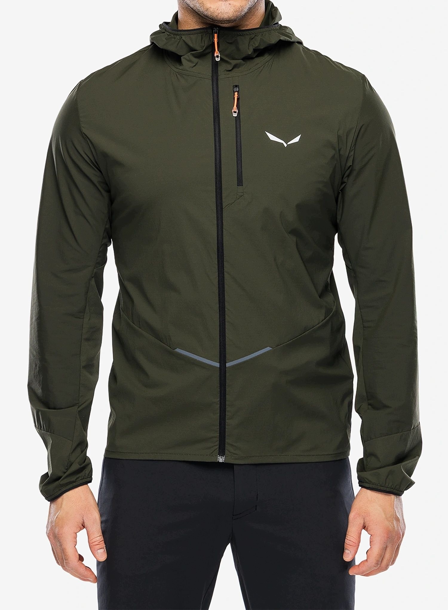 Softshell męski Salewa Pedroc Wind Hd Light Jacket dark olive XL