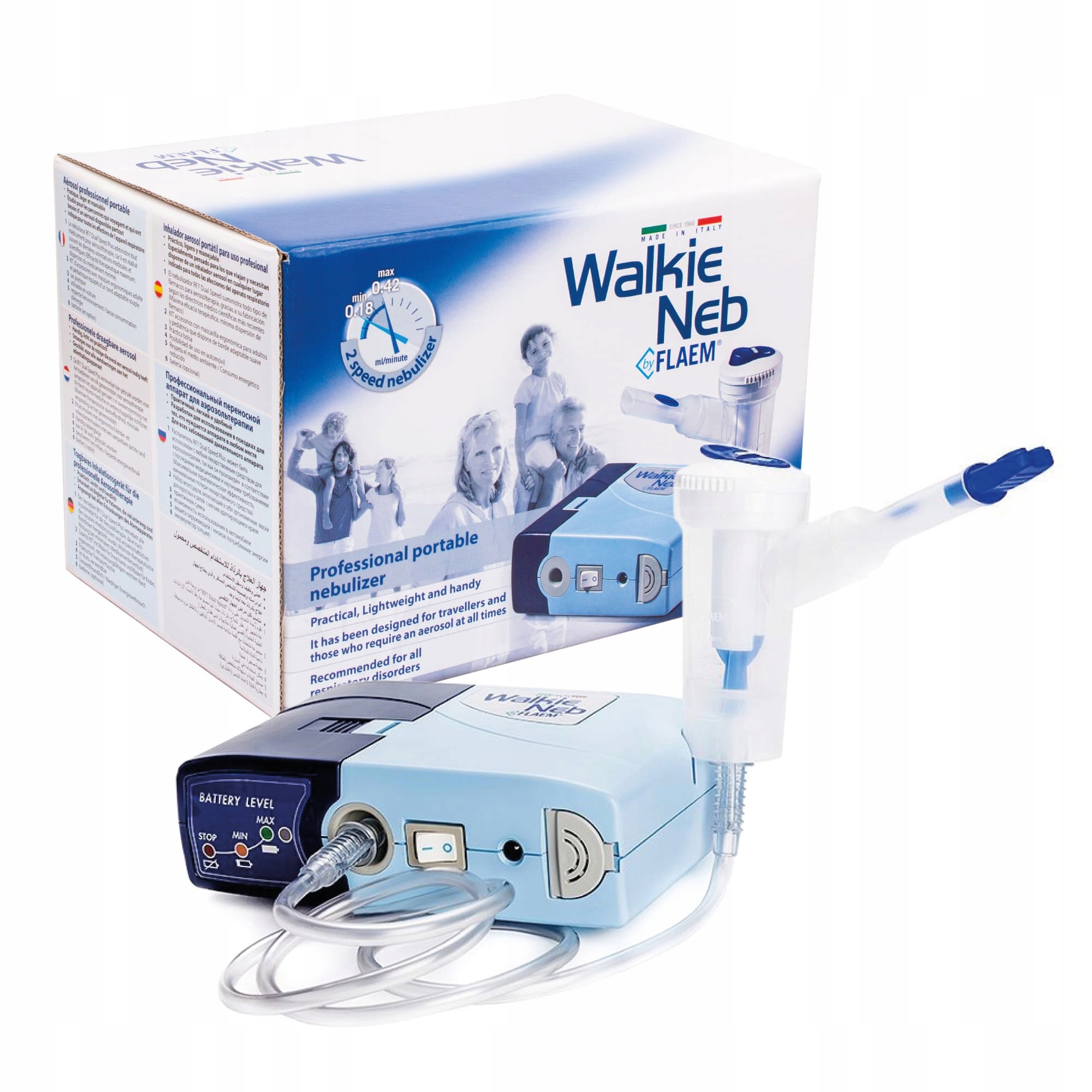 

Inhalator Nebulizator Flaem Walkieneb Basic