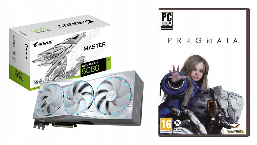 Gigabyte GeForce Rtx 5080 Aorus Master Ice 16GB GDDR7 DLSS4