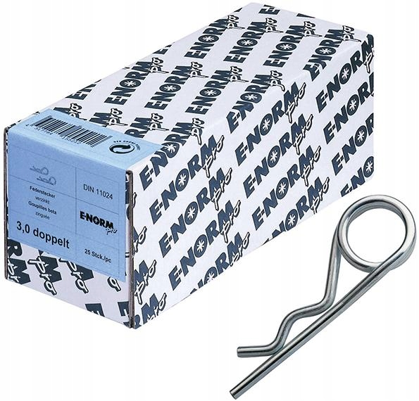 

Zawleczki sprężynowe podwójne DIN11024 3,2mm 25szt