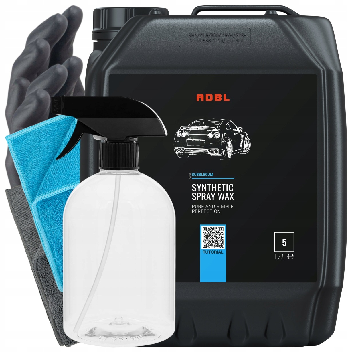 Adbl Synthetic Spray Wax Szybki Łatwy Płynny Wosk Do Lakieru Połysk Zestaw