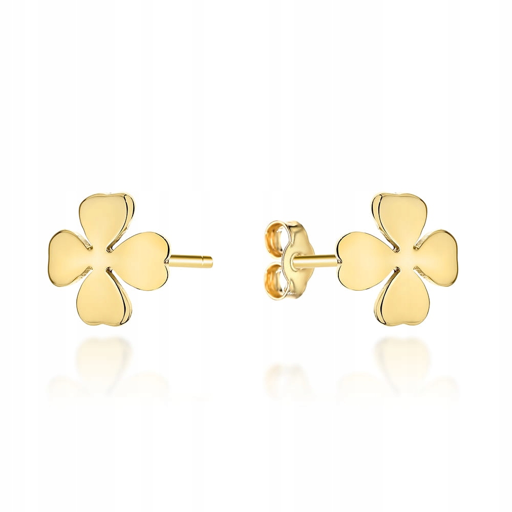 Zlaté náušnice symbol štěstí dárek