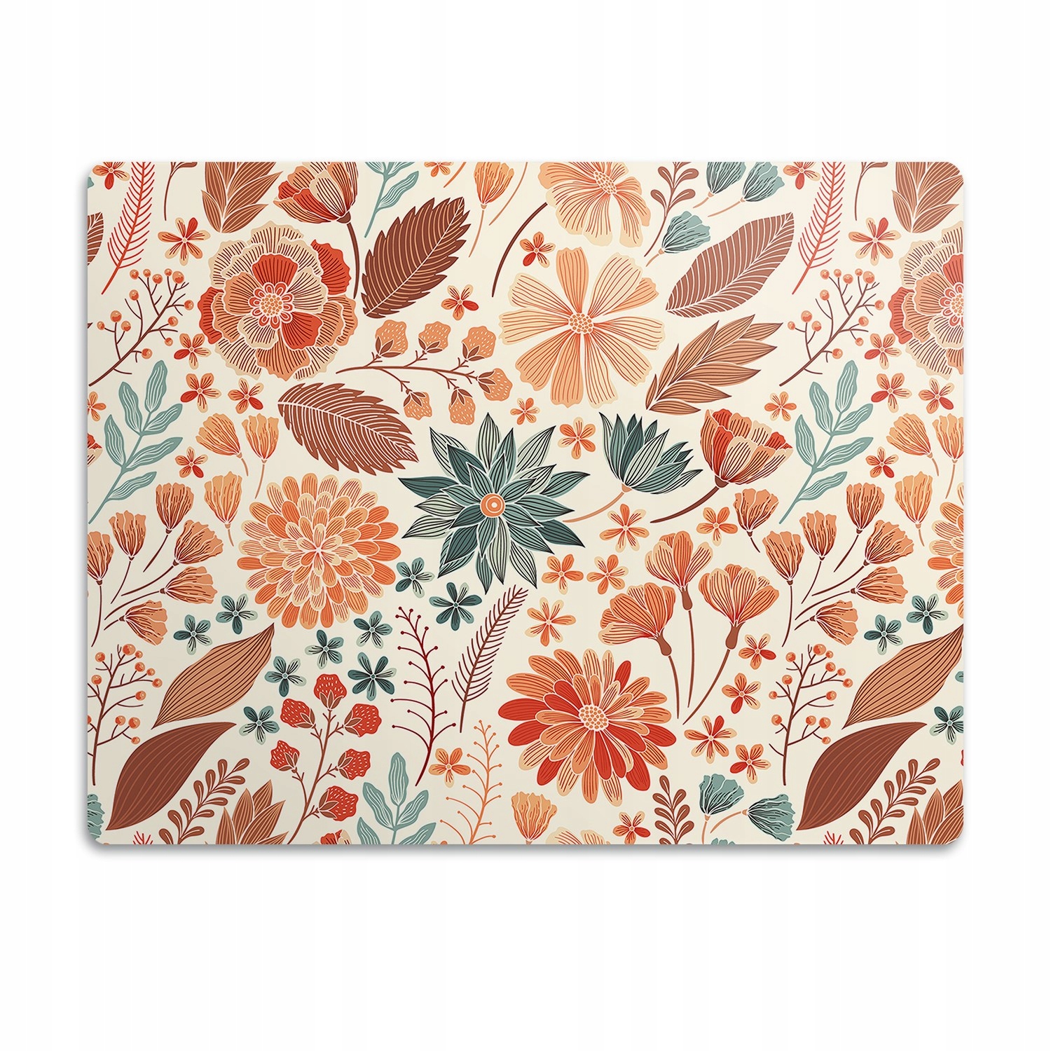 Levně Podložka pro psa pod misku Podzimní květiny 90x60