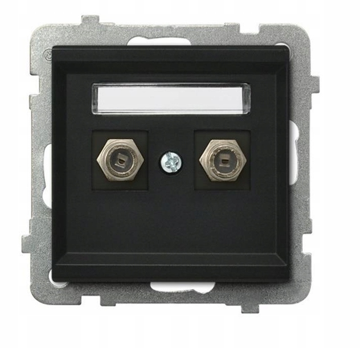 

Ospel Sonata czarny gniazdo typu F GPA-2RF/m/33