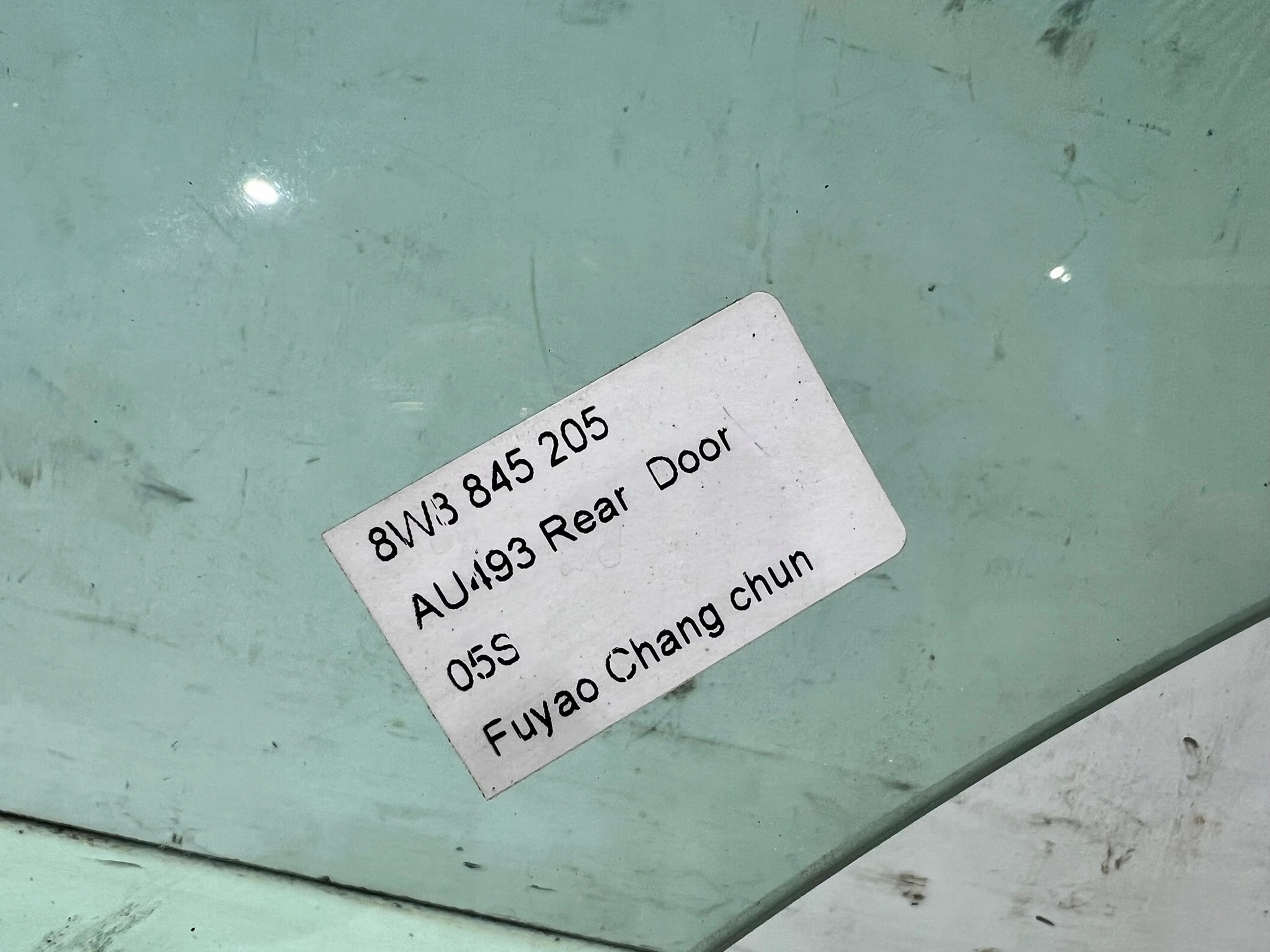 window side door left rear part AUDI A5 8W 8W8845205 2018R