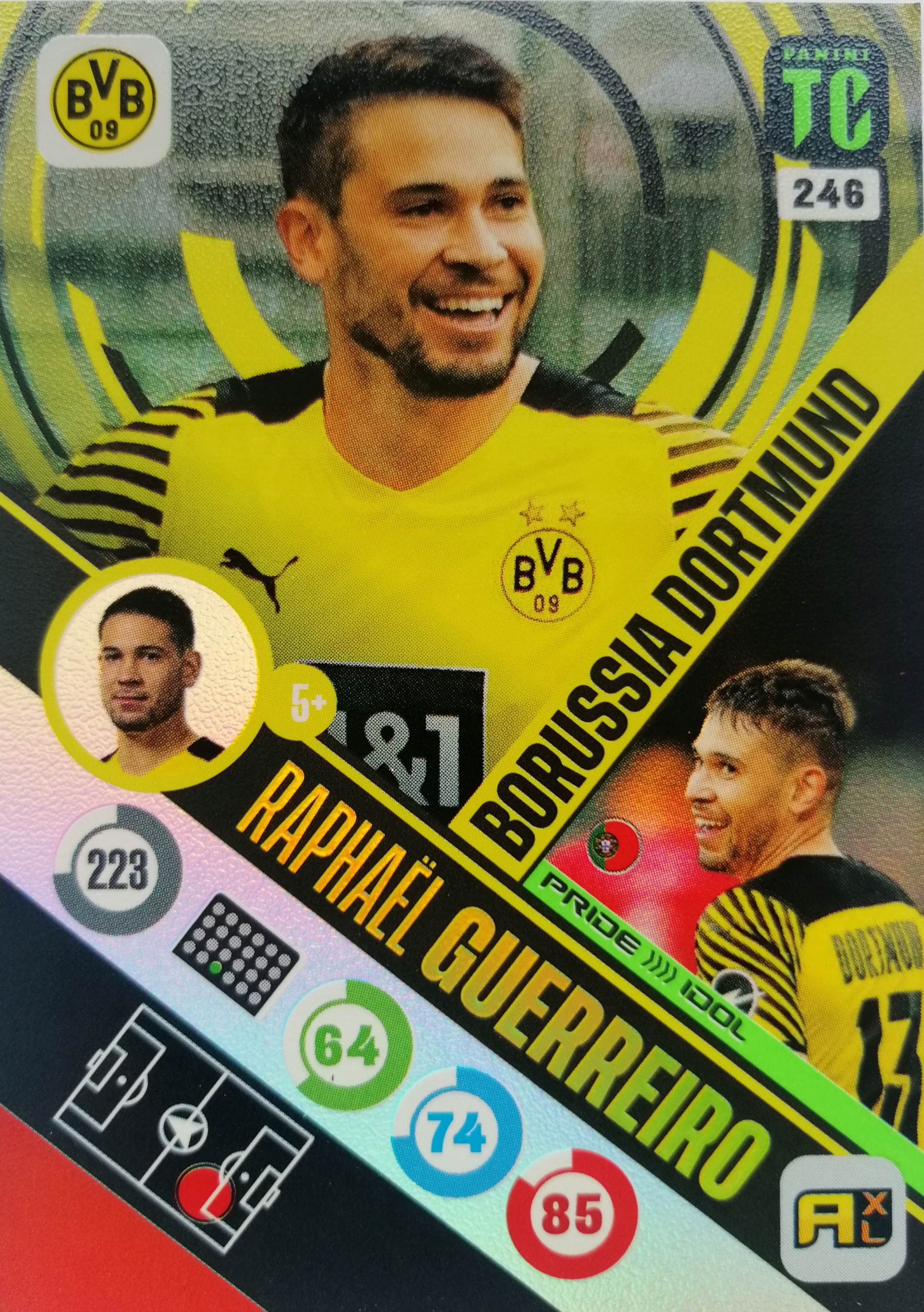 Panini Top Class Pride Idol 246 Guerreiro Borussia