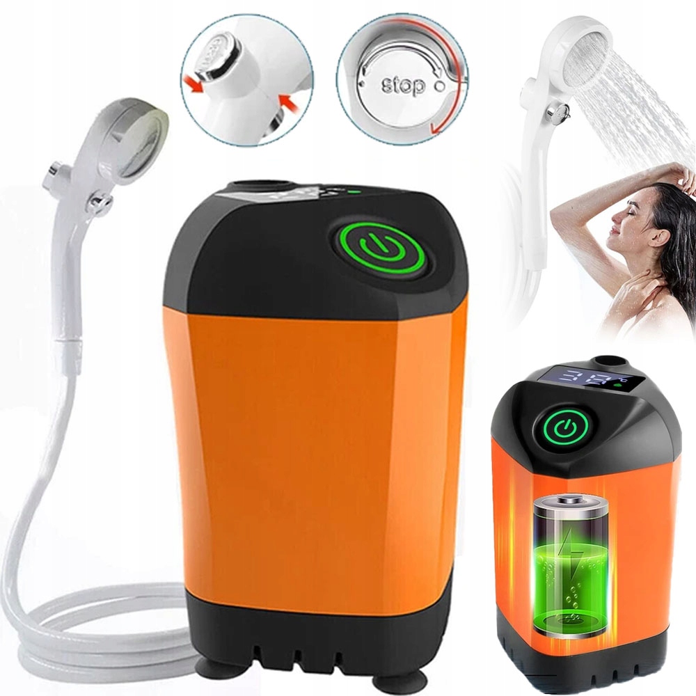 Prysznic Turystyczny Na Camping Biwak Przenośny Survival Zestaw Do Podróży