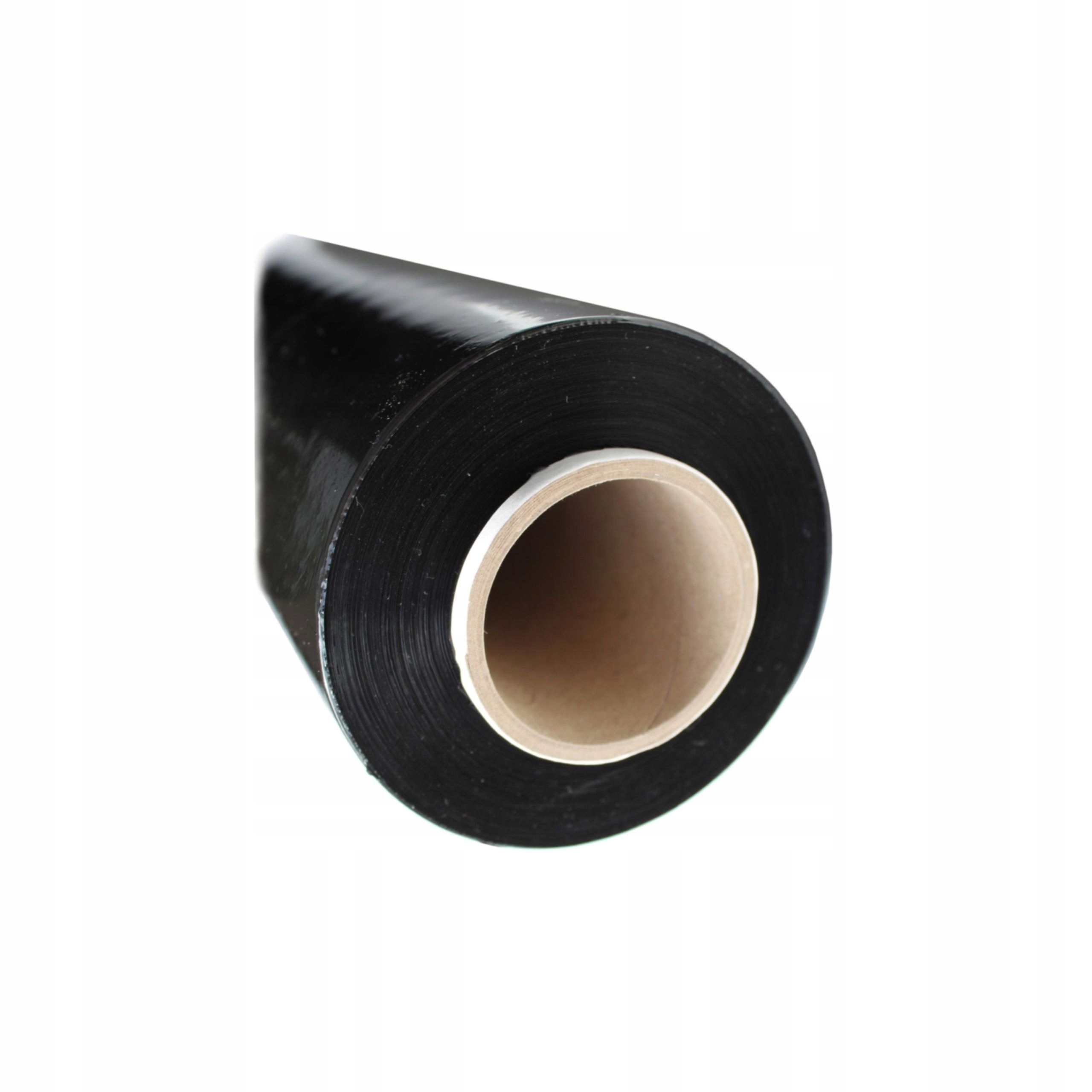 FOLIA STRETCH XL CZARNA SUPER KRYJĄCA EXTRA MOCNA 3,0 KG Szerokość folii 50 cm