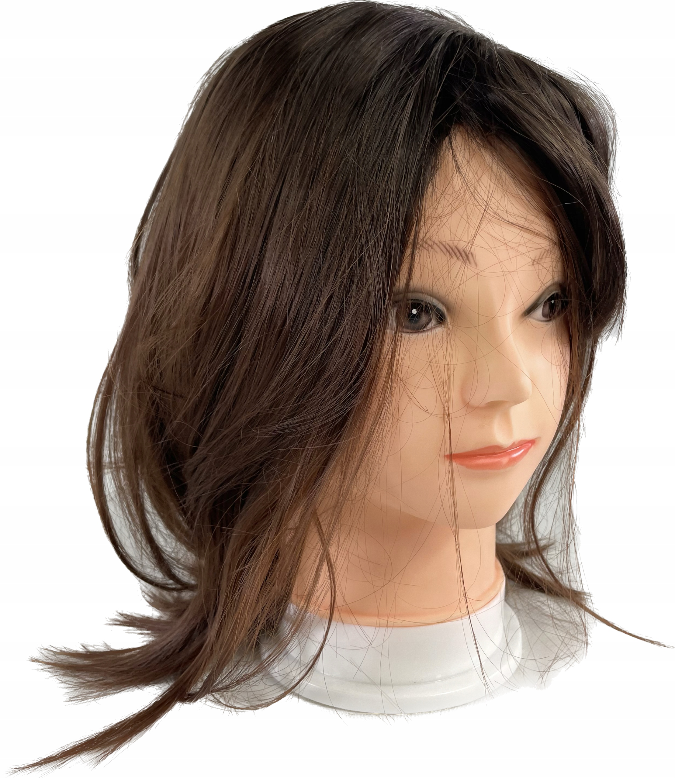 PERUKA BOB PROSTA KRÓTKA GĘSTA GRUBA ODCIEŃ BRĄZU Postać peruka