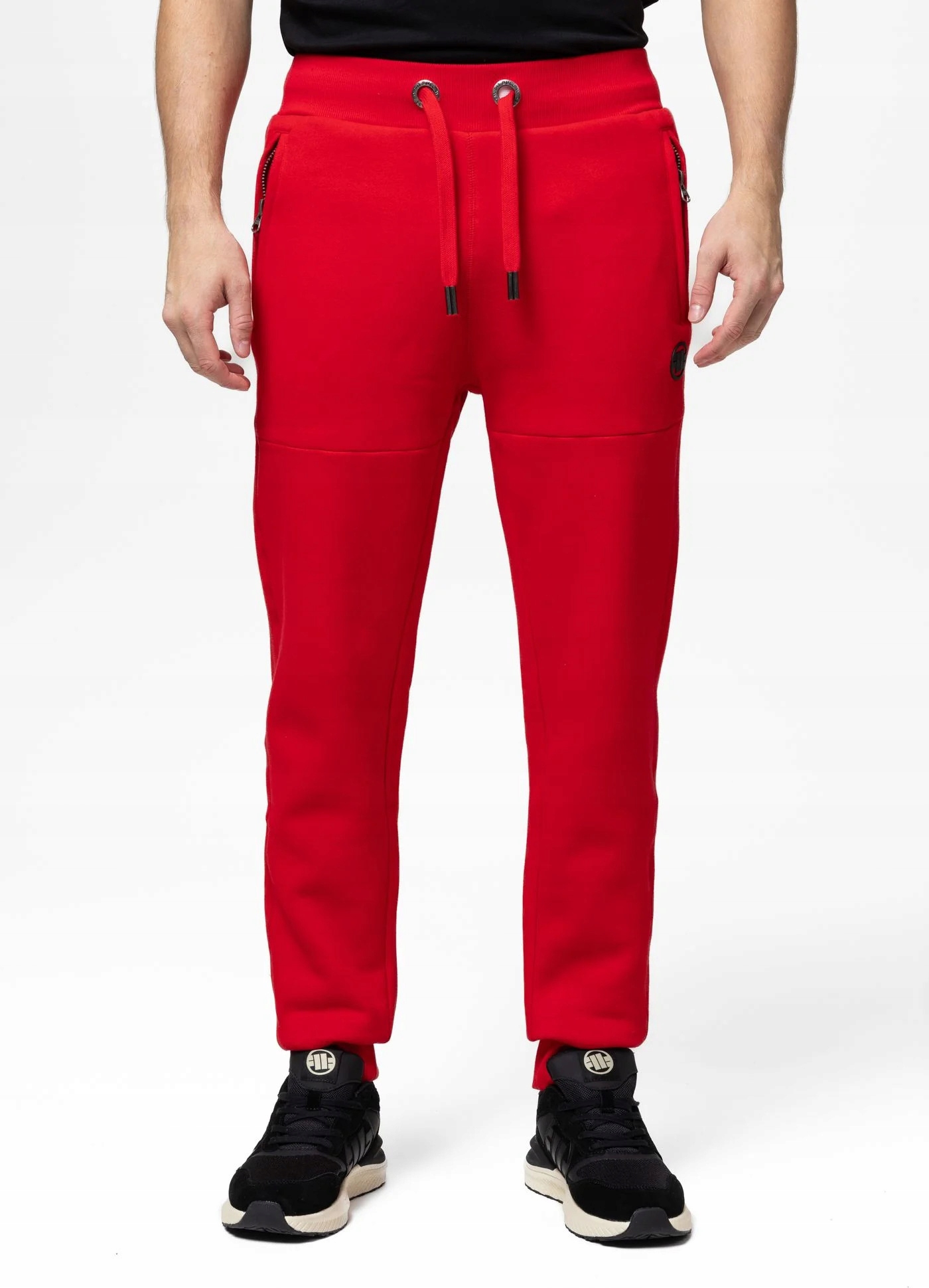 Pánské teplákové kalhoty Pit Bull Small Logo Hd Červené S