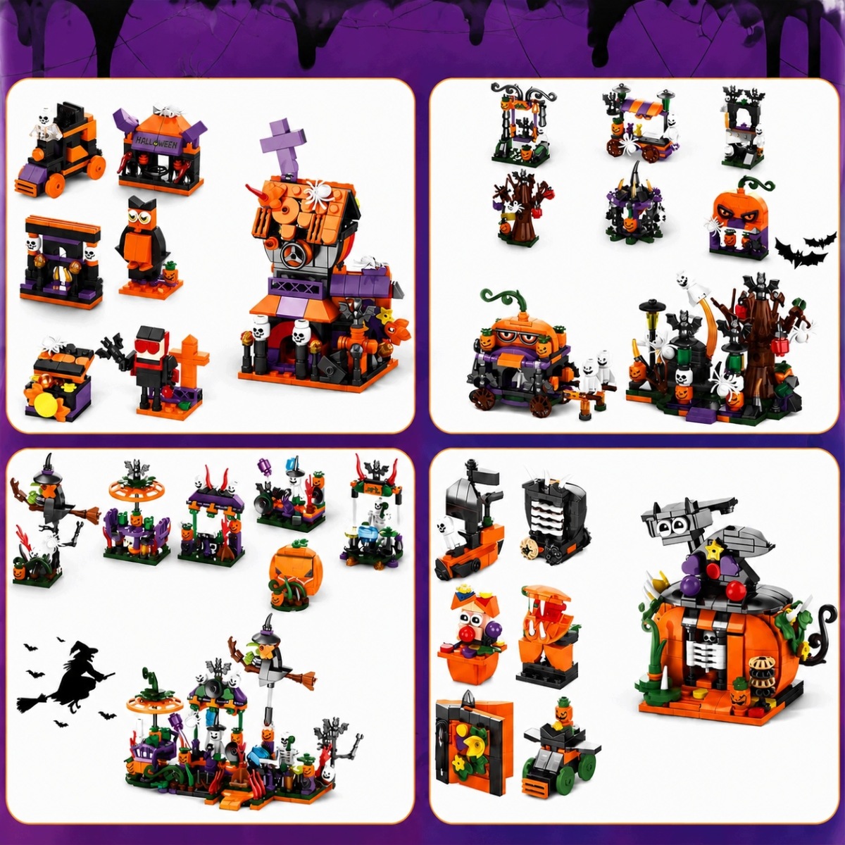 Адвент-календарь Halloween 2026 конструктор 31 в 1, 31 модель — фото 3