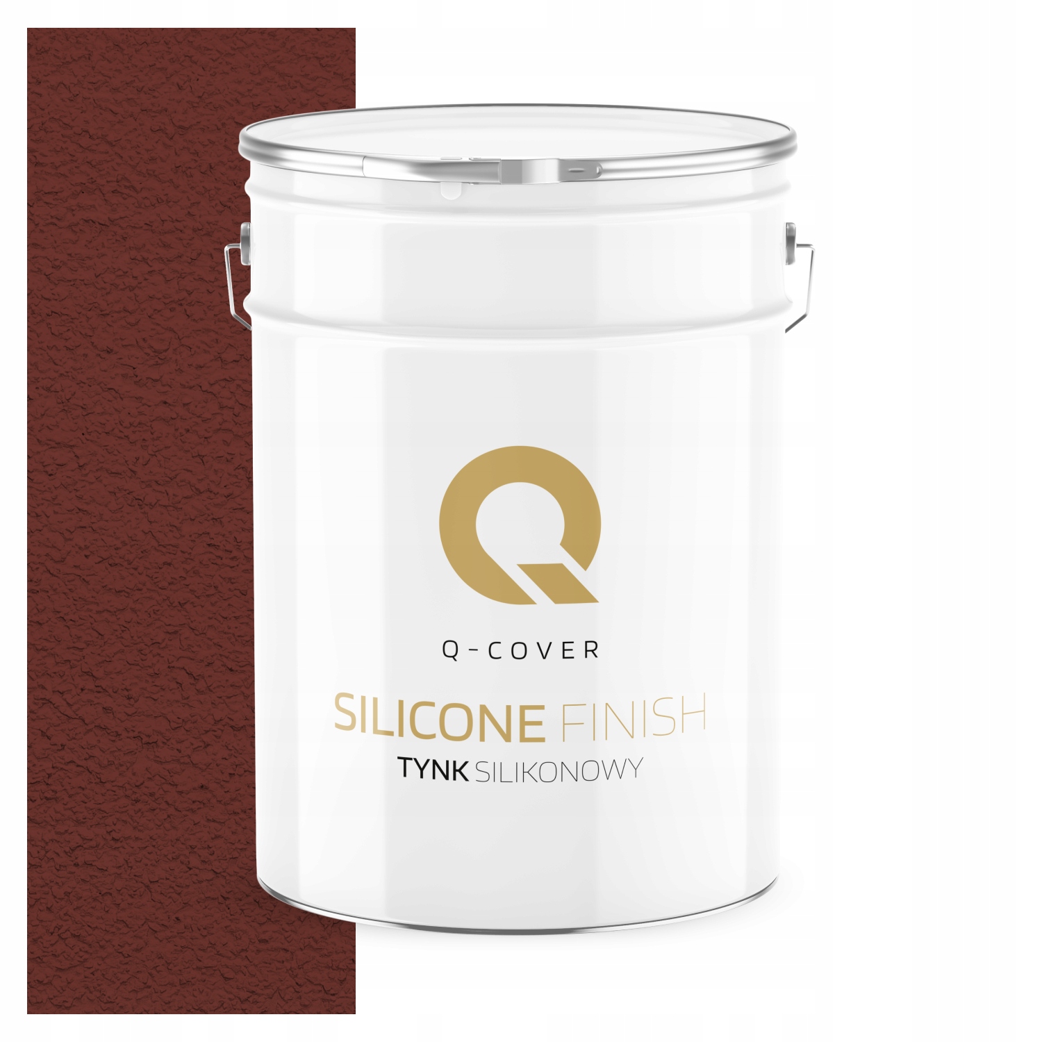 Silikónová Fasádna Omietka Višňová 15KG Baranek Granulácia 1.5mm Ral 3009