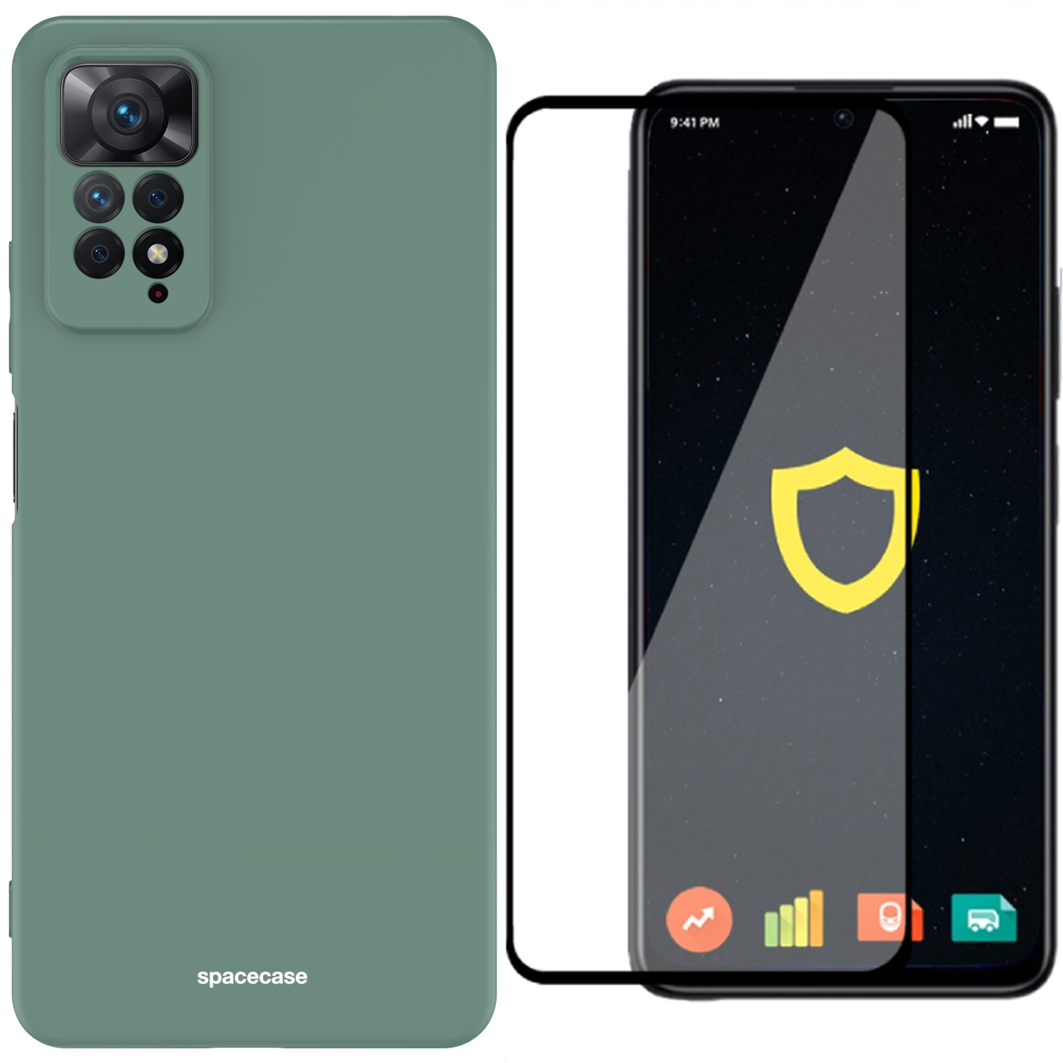 

Etui Spacecase Do Redmi Note 11 Pro Szkło