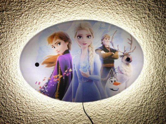 Lampka ścienna nocna KRAINA LODU pilot opc Zasilanie sieciowe