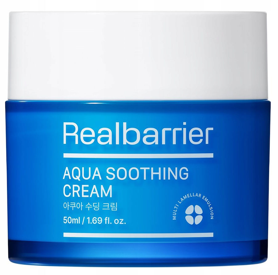 Real Barrier Aqua Soothing Hydratační a zklidňující krém na obličej 50 ml