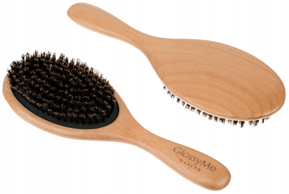 

GlossyMe bukowa szczotka do włosów z włosiem dzika