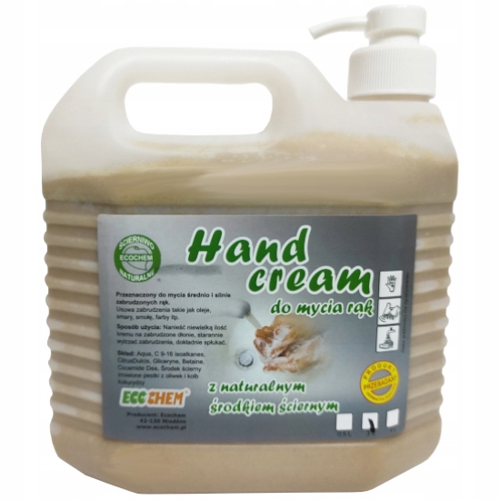 Pasta BHP z dozownikiem 3 l Hand Cream ŚCIERNA