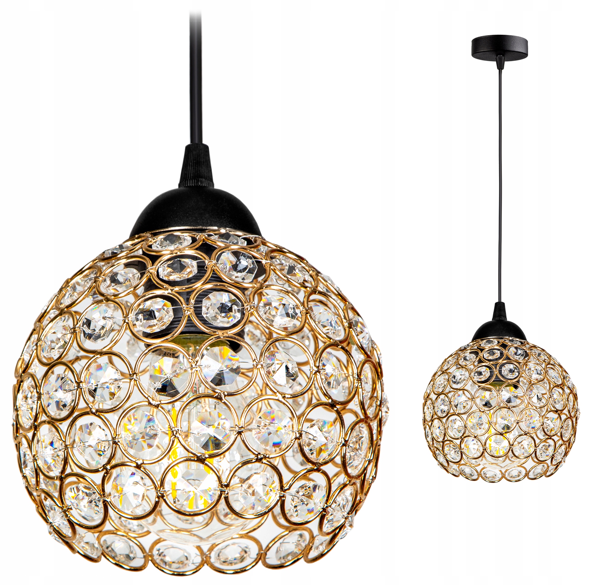 

Lampa Wisząca Sufitowa Żyrandol Plafon Kula Led