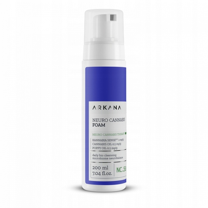 Arkana Kanabisowa neuro-pianka do mycia dla skór dysfunkcyjnych 200 ml
