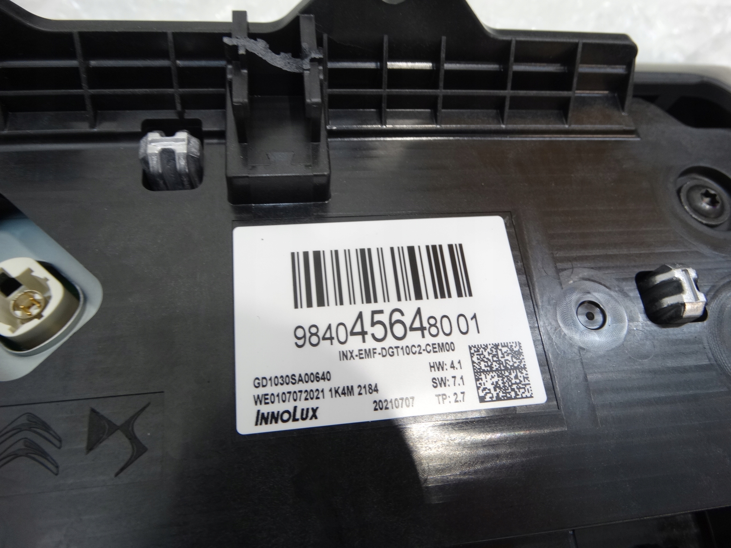 display navigation devices EKRAN CITROEN C4 III 9840456480 2020R.