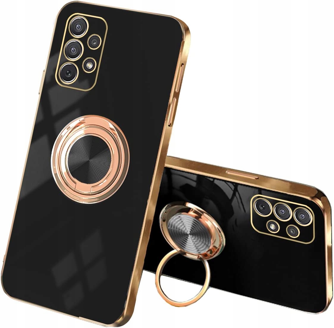 

Etui Plating Ring do Samsung A52s 5G A52 Szkło
