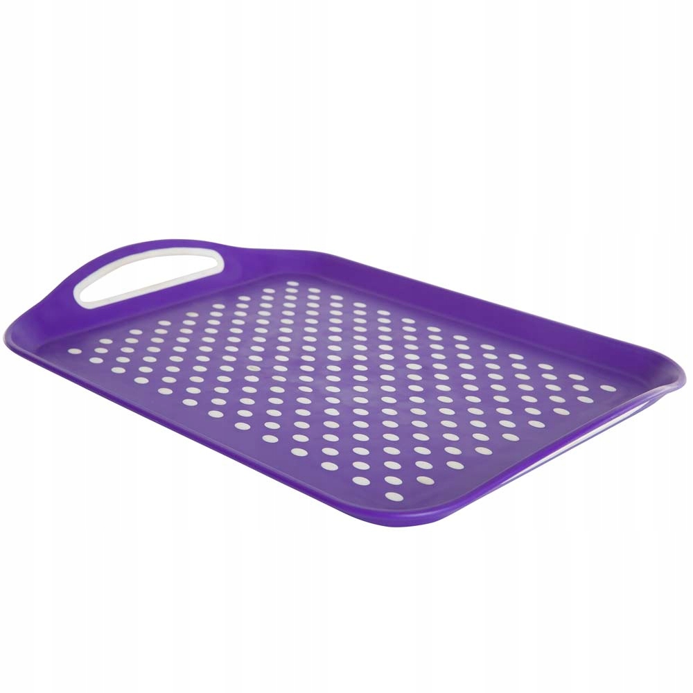 

810226 Taca Z Uchwytami Plastikowa Fioletowa 41CM