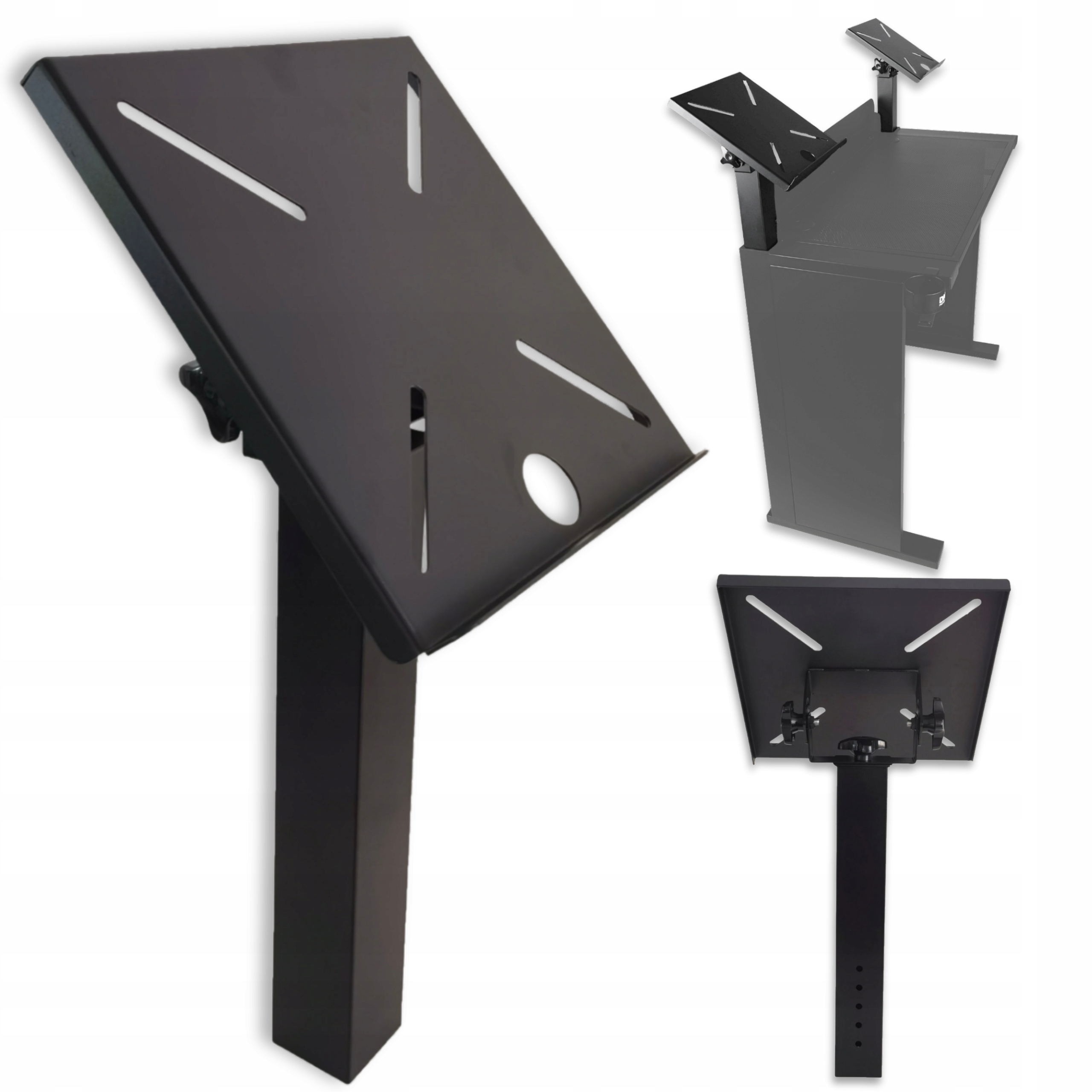 Přistýlka Na Stůl Stanoviště Dna Dj Booth Ocelová Nastavitelná 90-180° 10kg