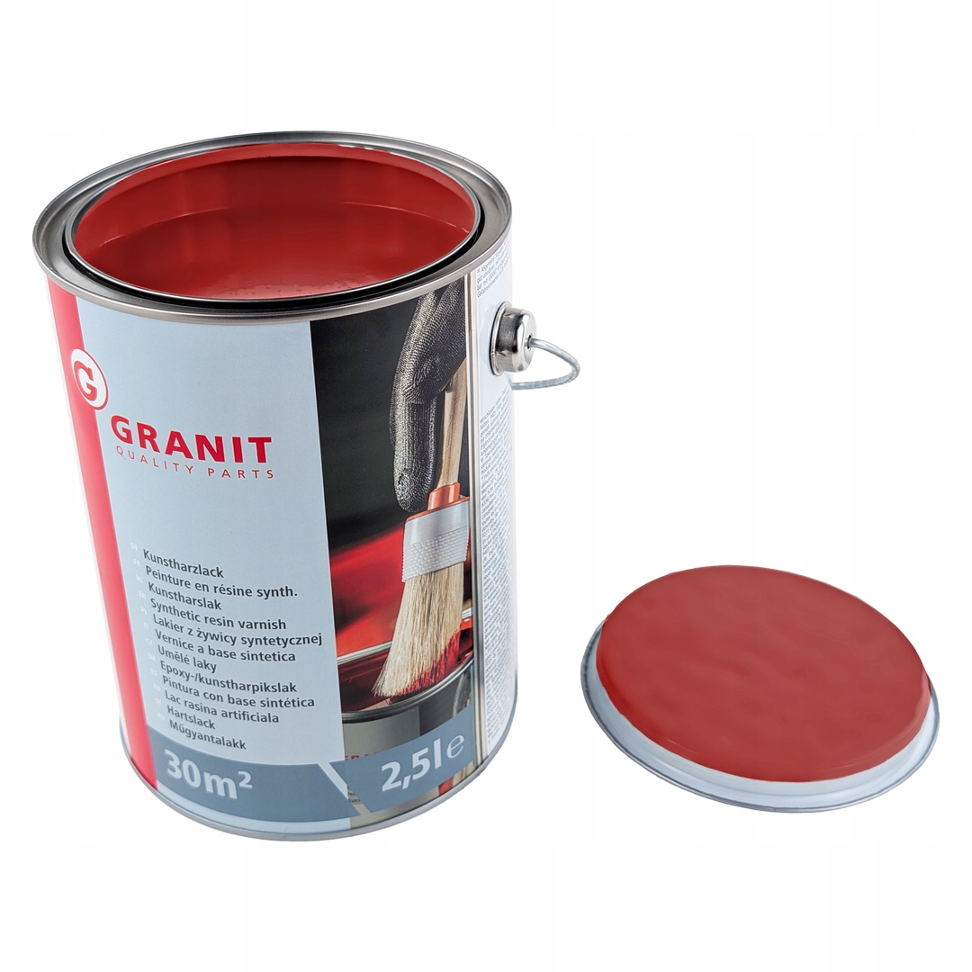 Farba Lakier czerwień karminowa Ral 3002 Wilckens Granit 2.5 l Puszka