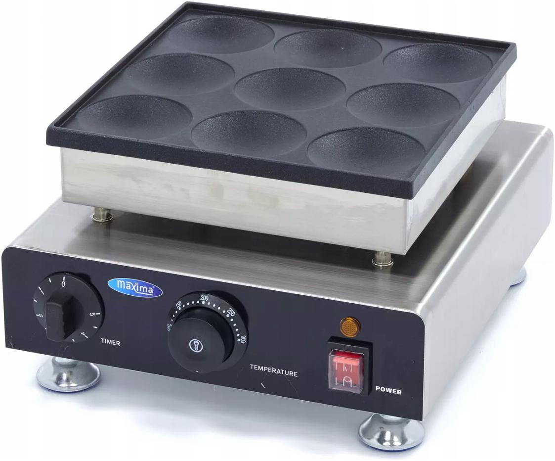 Palačinkovač 9 palačinek o průměru 8 cm 900 W Maxima 09374125