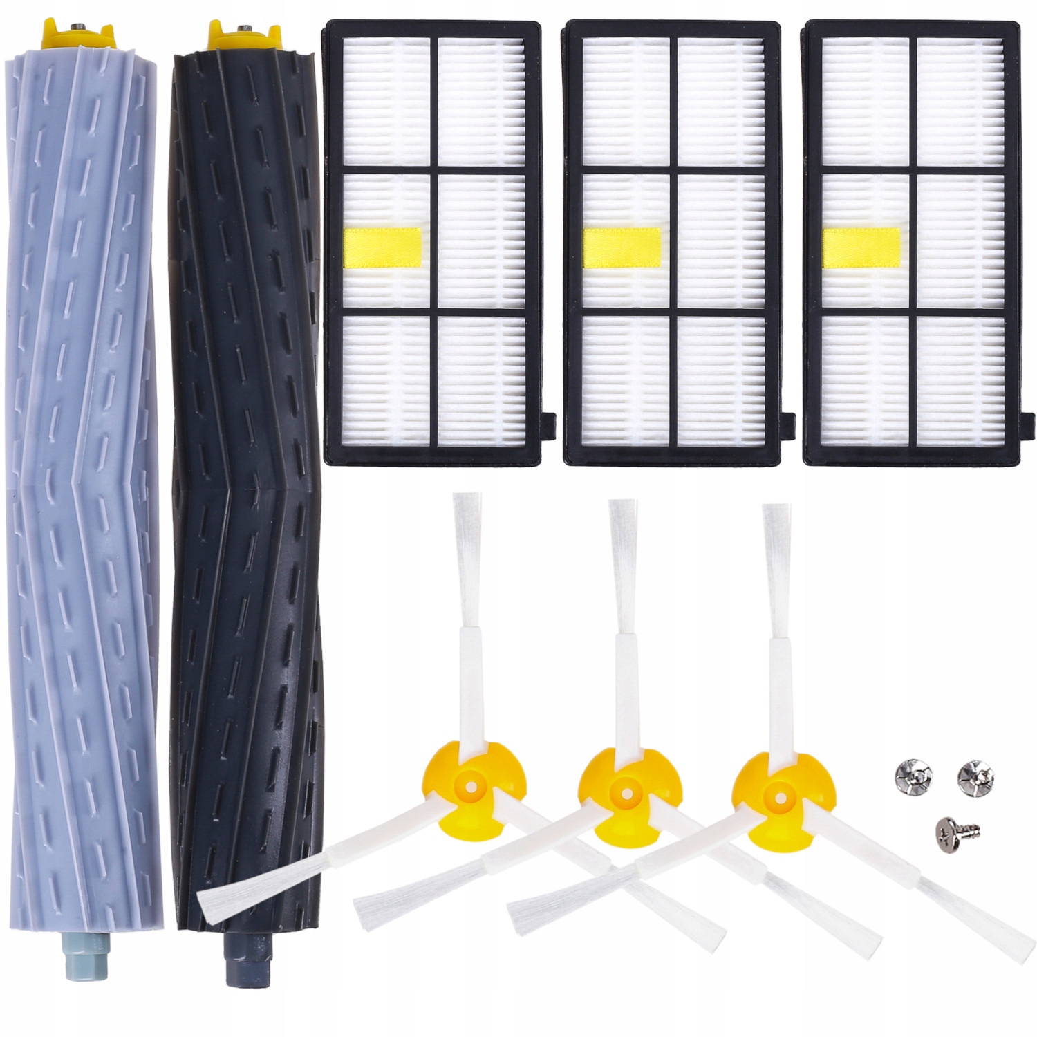 ZESTAW FILTR SZCZOTKI do iRobot ROOMBA 966 976 8xx