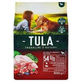 Levně Tula Suché krmivo pro psy s jehněčím kuřecím masem a zeleninou