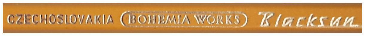 Ołówek CZECHOSLOVAKIA BOHEMIA WORKS -B- 2 sztuki Gumka bez gumki