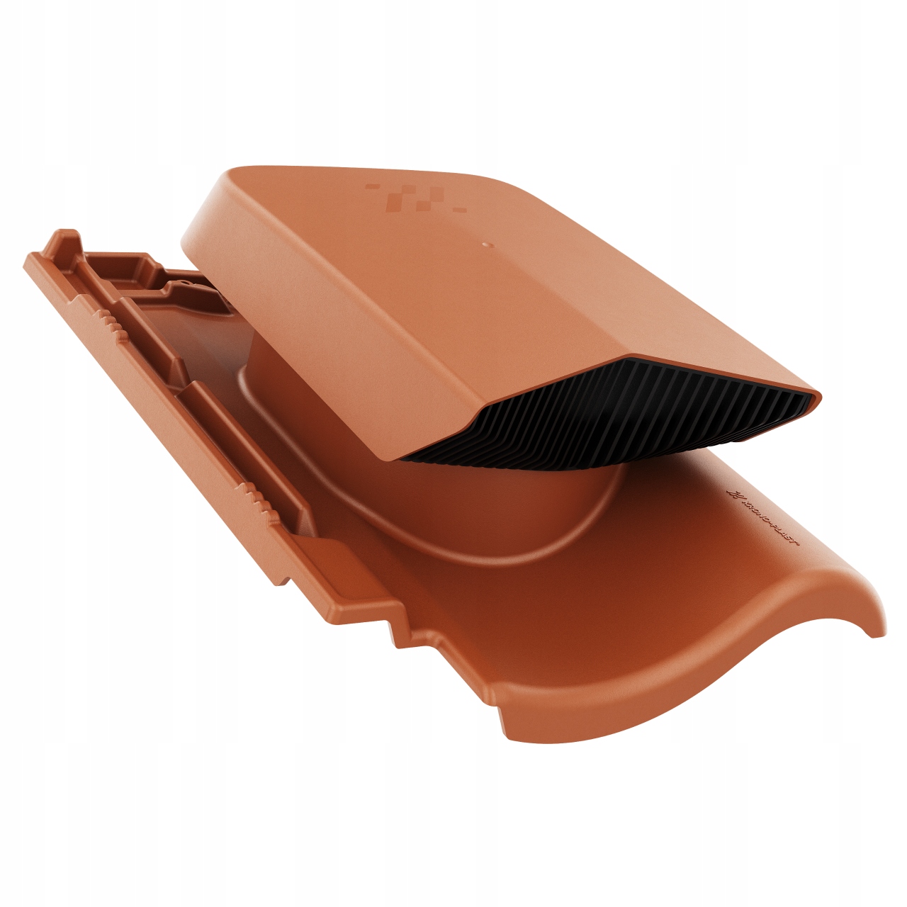 Větrací ventilátor Roben Milano Přírodní Červený
