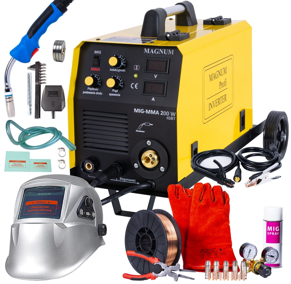 

Spawarka Inwerterowa Magnum Mig 200 W Mma