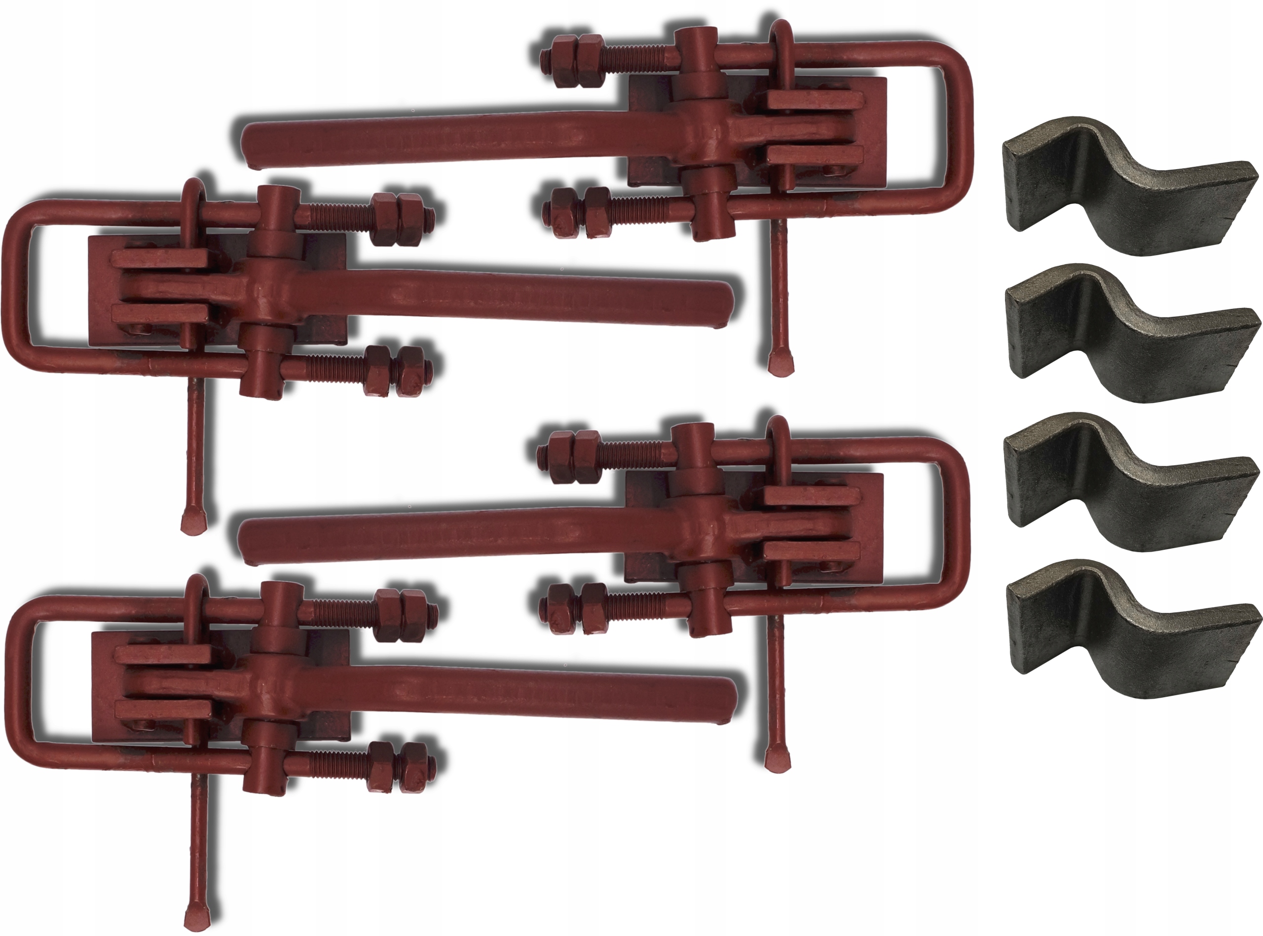 

4x Zamek burty 4x język spinacz P+l D-35 D-47