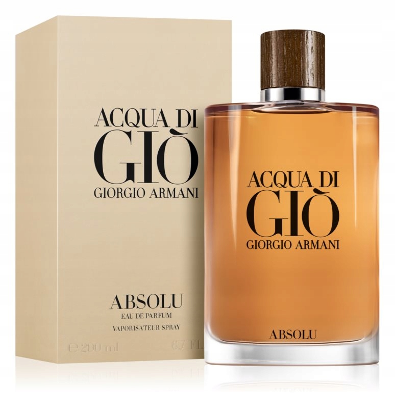 Giorgio Armani Acqua di Gio Absolu dřevitá 200 ml Unikát