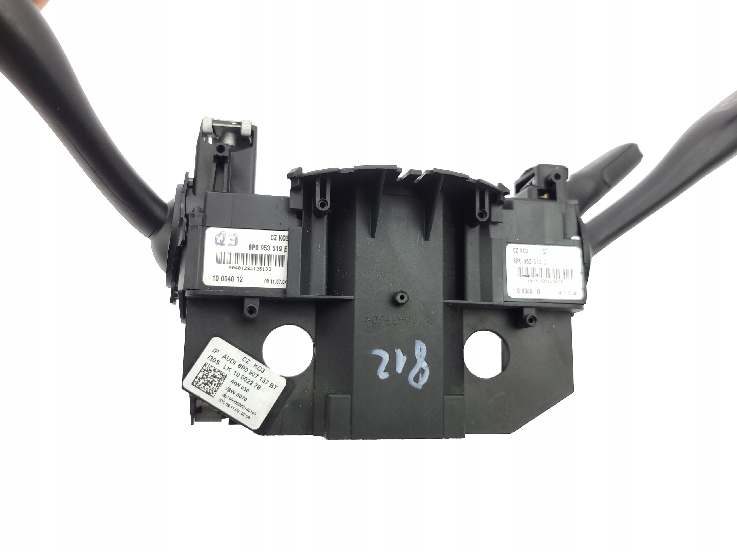 AUDI A3 8P LIFT DEVIO LUCI DEVIO Interruttore comando luci TEMPOMAT 8P0853519E 8P0907137BT