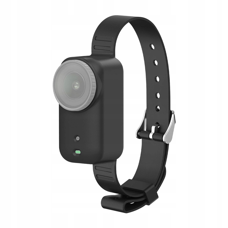 Silikonowa opaska Obroża dla zwierząt Puluz dla Dji Osmo Nano (Czarna)